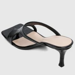 Milliotandco Far Away Square Toe Heels (Black) Shoes