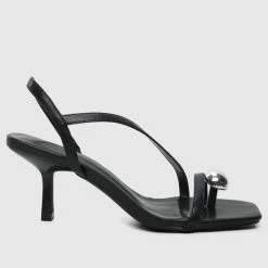 Milliotandco Charity Ball Thong Heels (Black)
