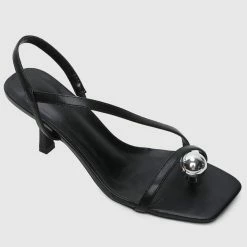 Milliotandco Charity Ball Thong Heels (Black)