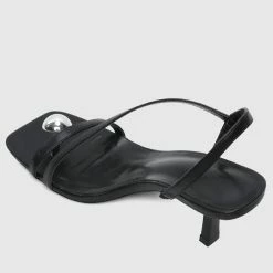 Milliotandco Charity Ball Thong Heels (Black)