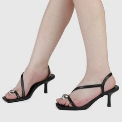 Milliotandco Charity Ball Thong Heels (Black)