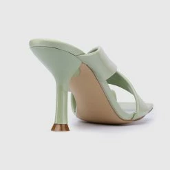 Milliotandco Shoes Giant Criss Cross Heels - Green