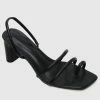 Milliotandco Hero Square Toe Heels (Black)
