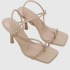 Milliotandco Shoes Elemental Toe Ring Heels (Beige)
