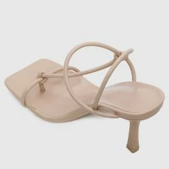 Milliotandco Shoes Elemental Toe Ring Heels (Beige)