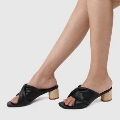 Milliotandco Criss-cross Criss Cross Heels (Black) Shoes