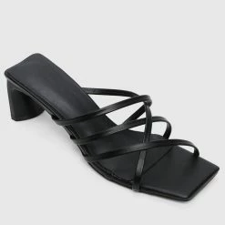 Milliotandco Shoes Kill'em Criss Cross Heels (Black)