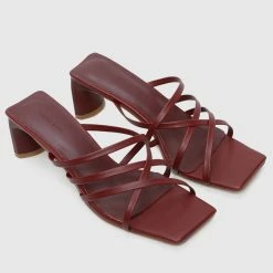 Milliotandco Kill'em Criss Cross Heels (Red)