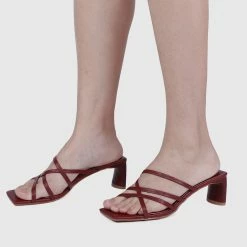 Milliotandco Kill'em Criss Cross Heels (Red)