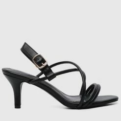 Milliotandco Afternoon Tea Criss Cross Heels (Black) Shoes