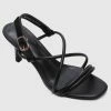 Milliotandco Afternoon Tea Criss Cross Heels (Black) Shoes