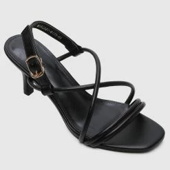 Milliotandco Afternoon Tea Criss Cross Heels (Black) Shoes