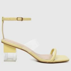 Milliotandco Loving Open Toe Heels (Yellow)