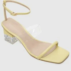 Milliotandco Loving Open Toe Heels (Yellow)