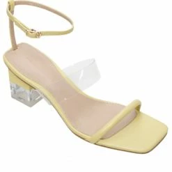Milliotandco Loving Open Toe Heels (Yellow)