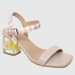 Milliot & Co Sparrow Open Toe Heels (Nude) Shoes