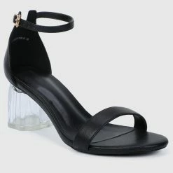 Milliotandco Cecelia Open Toe Heels (Black)