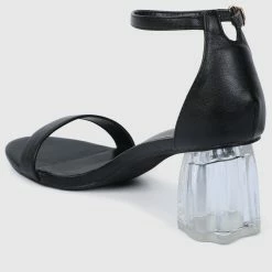 Milliotandco Cecelia Open Toe Heels (Black)