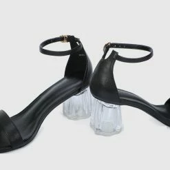 Milliotandco Cecelia Open Toe Heels (Black)