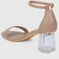 Milliotandco Cecelia Open Toe Heels (Nude) Shoes