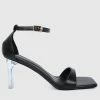 Milliotandco Chanté Open Toe Heels (Black)