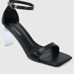 Milliotandco Chanté Open Toe Heels (Black)