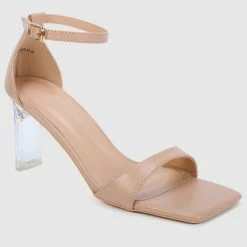 Milliotandco Chanté Open Toe Heels (Nude)