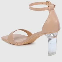 Milliotandco Chanté Open Toe Heels (Nude)