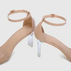Milliotandco Chanté Open Toe Heels (Nude)