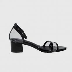 Milliotandco Dalilah Open Toe Heels (Black)