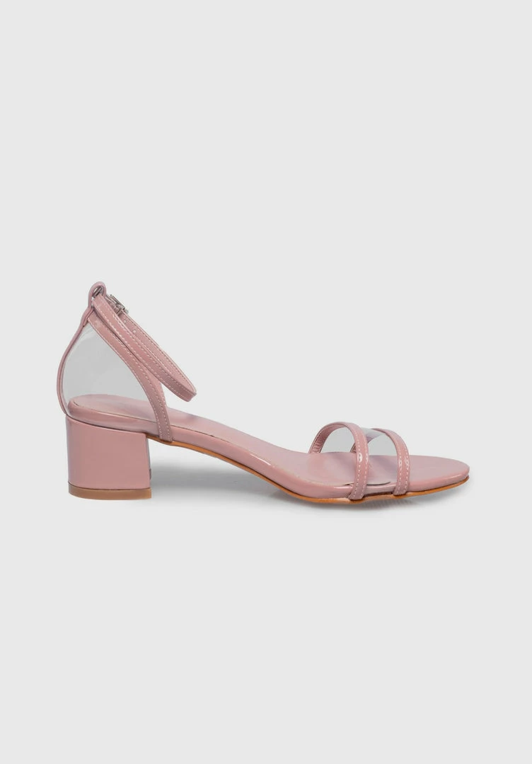 Milliotandco Dalilah Open Toe Heels (Chestnut)