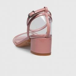 Milliotandco Dalilah Open Toe Heels (Chestnut)