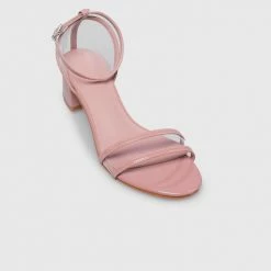 Milliotandco Dalilah Open Toe Heels (Chestnut)