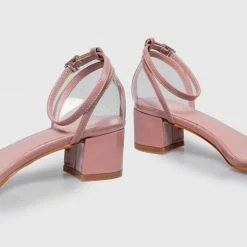 Milliotandco Dalilah Open Toe Heels (Chestnut)