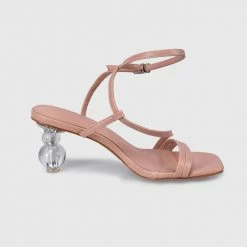 Milliotandco Earth Edit Dollie Open Toe Heels (Nude)