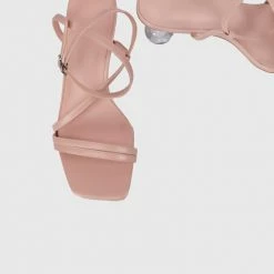 Milliotandco Earth Edit Dollie Open Toe Heels (Nude)