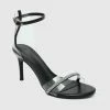 Milliotandco Earth Edit Clarice Open Toe Heels (Black) Shoes