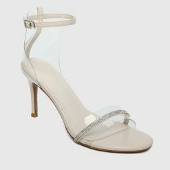 Milliotandco Shoes Earth Edit Clarice Open Toe Heels (Almond)