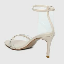 Milliotandco Shoes Earth Edit Clarice Open Toe Heels (Almond)