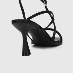 Milliotandco Stunner Open Toe Heels (Black)