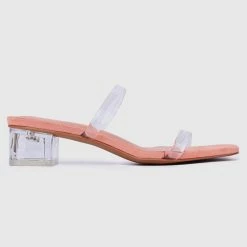 Milliotandco Savvy Open Toe Heels (Pink)