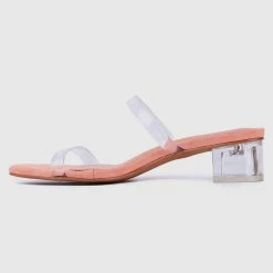 Milliotandco Savvy Open Toe Heels (Pink)