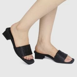 Milliotandco Shoes Pretty Please Open Toe Heels (Black)