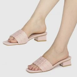 Milliot & Co Shoes Pretty Please Open Toe Heels (Nude)