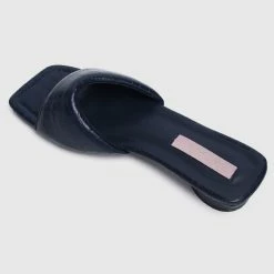 Milliotandco Shoes Nurita Harith Haniya Open Toe Heels (Navy)