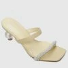 Milliotandco Shoes Kayly Open Toe Heels (Cornsilk)