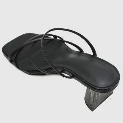 Milliotandco Lina Open Toe Heels (Black) Shoes