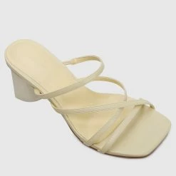 Milliotandco Lina Open Toe Heels (Yellow)