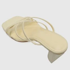 Milliotandco Lina Open Toe Heels (Yellow)