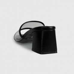 Milliotandco Earth Edit Hollie Open Toe Heels (Black)